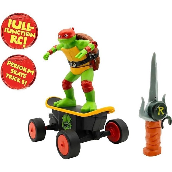 Teenage Mutant Ninja Turtles Giant Cowabunga Skate RC Raphael (BRAND NEW) - Picture 2 of 7